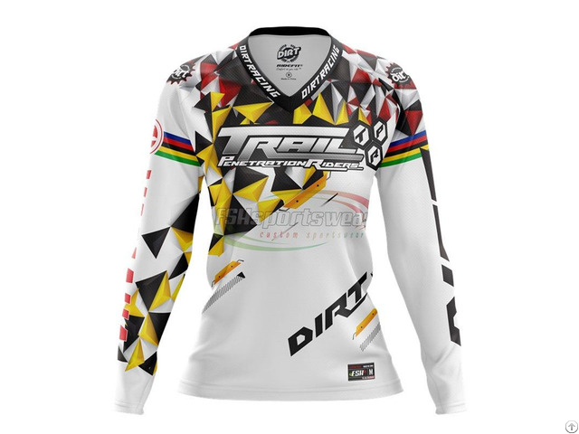 Custom Made Sublimation Print Mountain Bike Jerseys