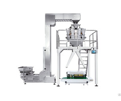 Economic Semi Auto Weighing And Packaging System With Two Outlet Packing Food