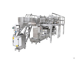 High Productivity Mixing Products Packing Machine With Multihead Weigher For Snacks Food