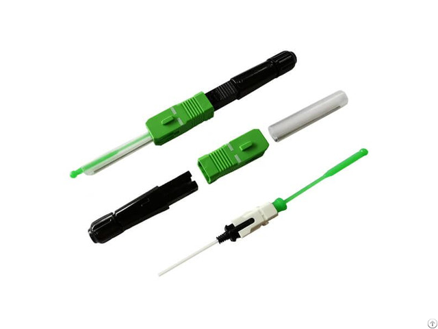 Ftth Assembly Sc Fusion Splice On Optical Fiber Fast Connector