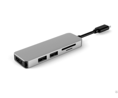 Uc0101e 5 Ports Usb C Hub With 4k60hz Hdmi And 3 1 10gb S Data