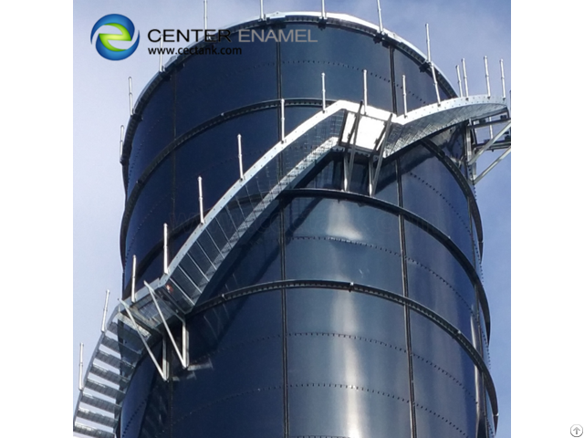 Glass Fused Steel Bolted Anaerobic Digestion Ad Easy To Clean