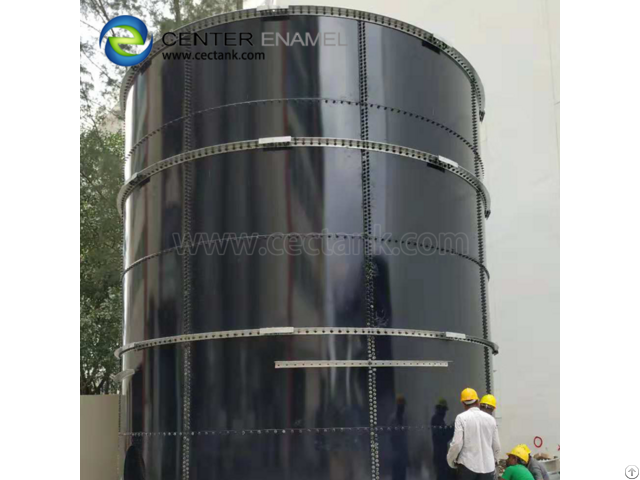 Vitrum Anaerobic Tank Organic Waste Digester Glass Fused To Steel Bolted