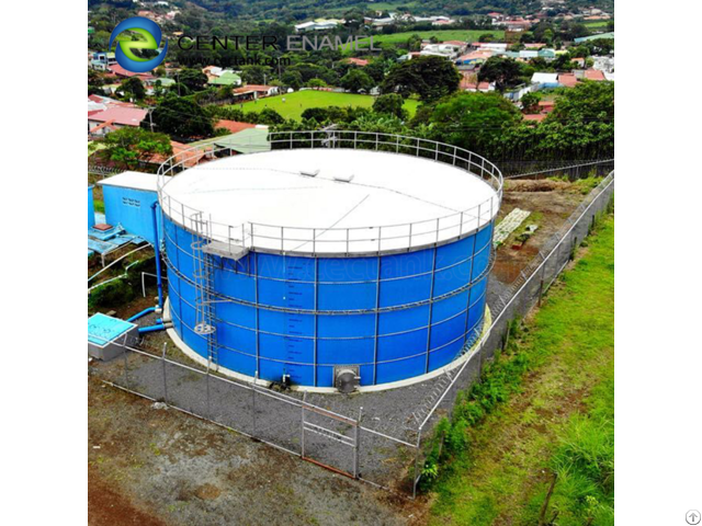 Glass Lined Dark Green Anaerobic Digester Tank With Egsb Reactor