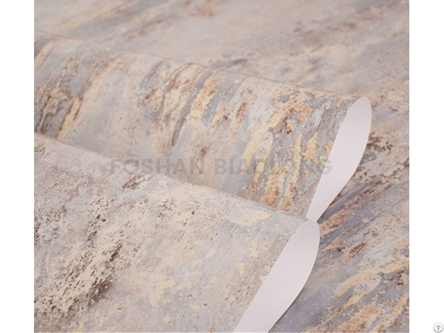Opaque Waterproof High Gloss Marble Pattern Pvc Vinyl Film For Wrapping Aluminum Profile Skirting