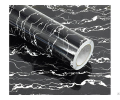High Gloss Marble Design Pvc Self Adhesive Film In Roll For Furniture Decoration