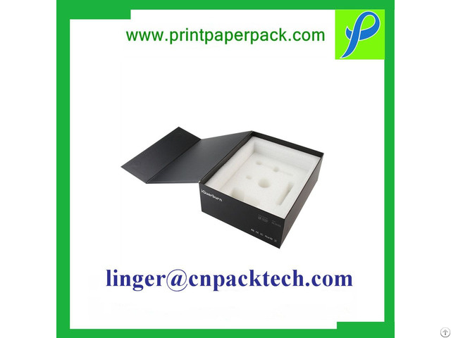 Customized Coated Art Paper Gift Box Display And Retail Container