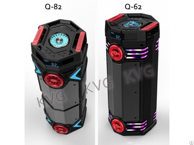 Kvg Outdoor Portable Party Dj Karaoke Trolley Speaker With Bt