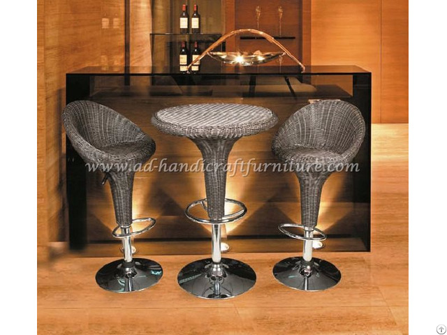 Wicker Rattan Bar Stools