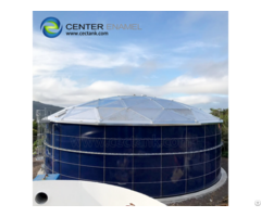 Glossy Anaerobic Digester Tank For Wastewater Treatment Plant