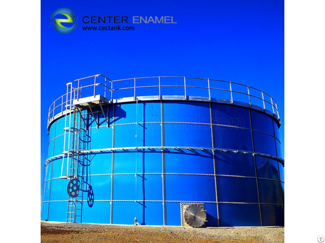 Bolted Steel Aerobic Digestion Tanks With Aluminum Deck Roofs