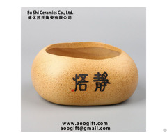 Chinese Style Ceramic Tabletop Flower Pot Succulents