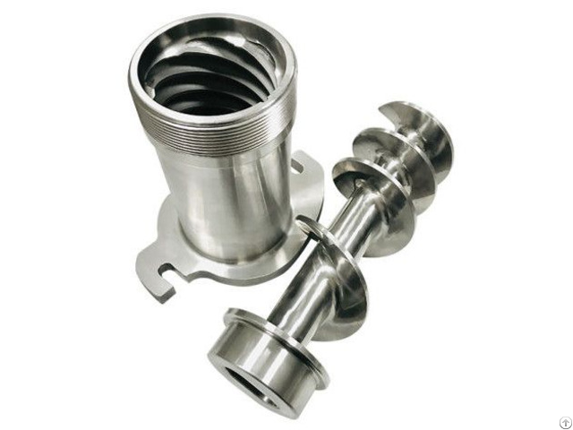 Worm Feed Screw Assy Custom Cnc Machining Parts Precision Grinder Feeding Feeder Shaft
