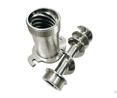 Worm Feed Screw Assy Custom Cnc Machining Parts Precision Grinder Feeding Feeder Shaft
