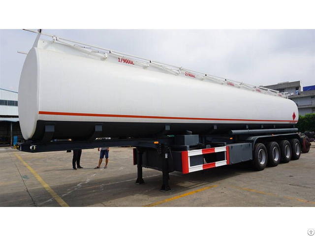 Fuel Tanker For Africa 4 Axles 45000 Liter