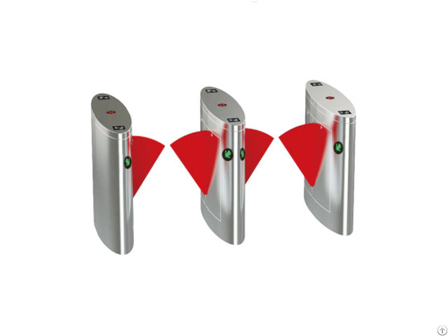 Card Or Coin Operated Access Control System Flap Turnstile Gate