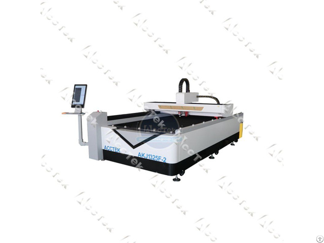 Stainless Steel Letters Cutting Machine With Co2 Laser Head Akj1325f 2