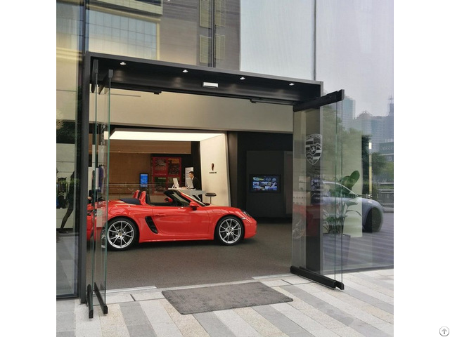 All Glass Panic Breakout Automatic Sliding Door