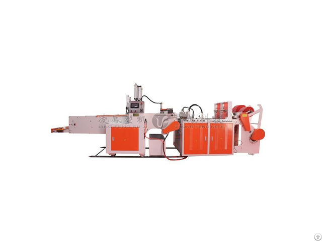 High Speed Full Automatic Double Line T Shirt Bag Making Machine