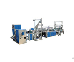 Automatic Draw Tape Bag On Rolling Making Machine With Coreless