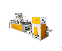 Full Automatic Single Line Double C Folding Rolling Bag Making Machine With Coreless