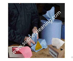 Woodpulp Polypropylene Spunlace Nonwoven Embossed X80 Wipes