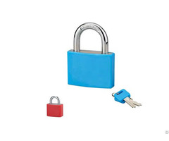 Aluminium Padlock With Plastic Cover