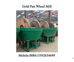 Wet Pan Mill Machine For Gold Ore Milling