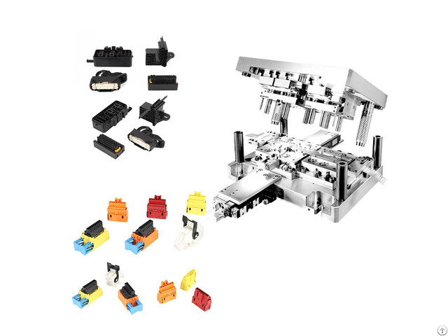 Waterproof Cover Pins Crimp Terminal Heavy Duty Rectangular Industrial Connectors Pin Connector Mold