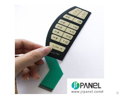 Embossed Tactile Keys Membrane Switch With Polydome Mylar Circuit Control Panel