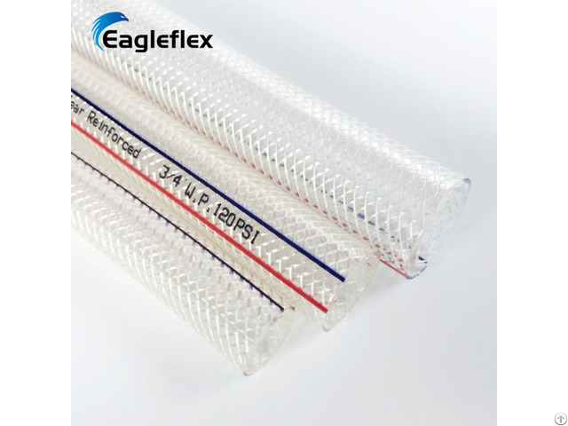 Pvc Transparent Reinforced Flexible Fiber Netting Hose