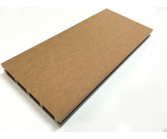 Hollow Flat Surface Wood Plastic Composite Decking Board