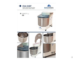 Eva Chef Spiral Mixer With Fixed Bowl