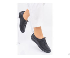 Black Low Heel Shoes