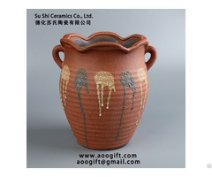 Binaural Terracotta Flower Pots Chinese Supplier