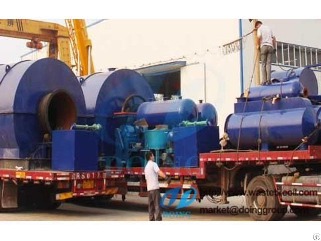 Tire To Diesel Fuel Recycling Pyrolysis Plant