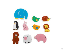 Magic Growing Sponge Animal Creatures Mini Toy Eraser Cute Melamine