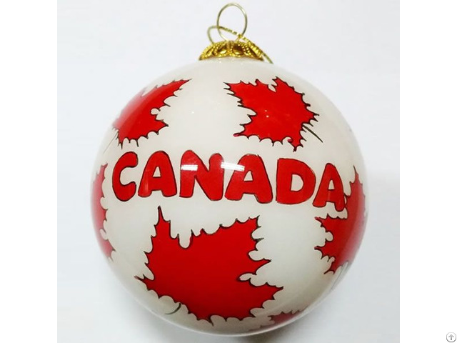 Hand Inside Painted Glass Baubles