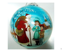 China Inside Painted Glass Christmas Balls