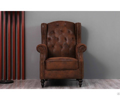 Chesterfield Chair With Ottoman