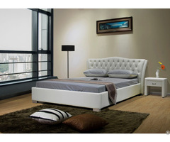 Upholstered Panel Bed Base Diamond Tufted