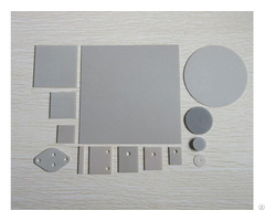 Aln Ceramic Sheet High Thermal Conductivity Insulation Gasket With Or Without Holes