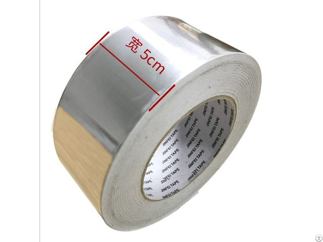 Aluminum Foil Tapes 0 15mm For Anti Corrosion Antiflaming Heat Resistant Tensile Good Adhesive