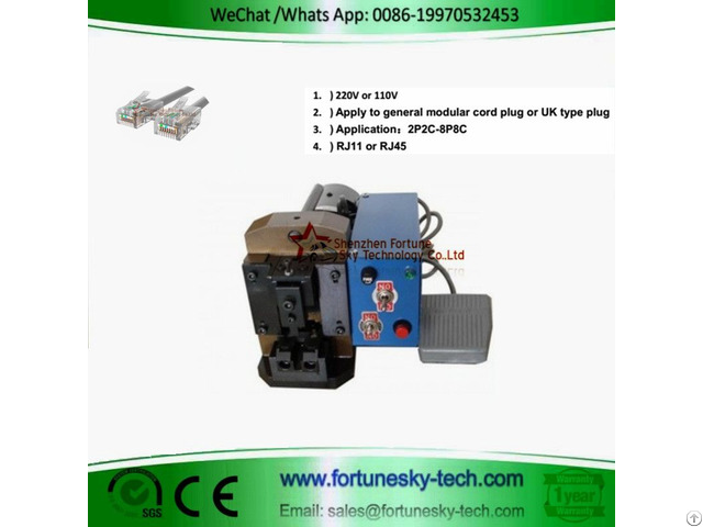 8p8c Rj45 Crimping Machine