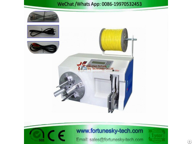 Automatic Wire Cable Coiling Tying Machine