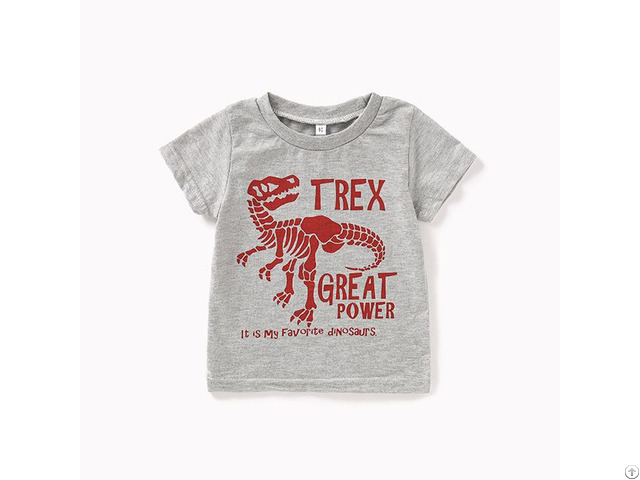 Children S Cartoon Dinosaur T Shirt