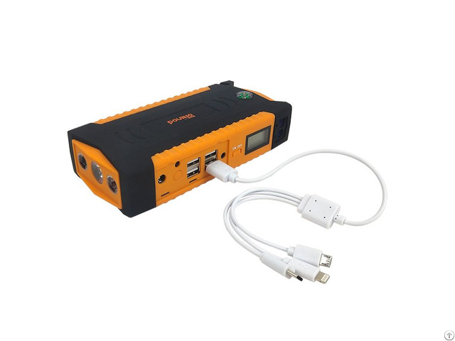 Pourio High Capacity Starting Device Booster 600a 12v Portable Car Jump