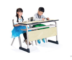 Top Quality Students Double Desk Chairs Set