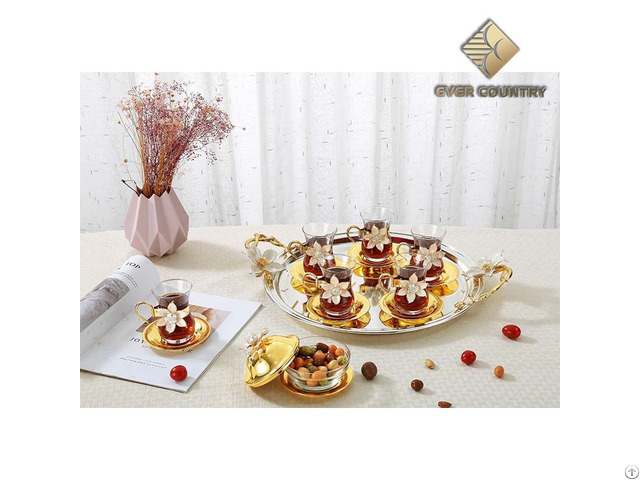 Turkish Tea Cup And Saucer Set