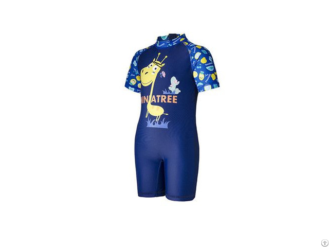 Boys’ One Piece Uv Protection Swimsuit